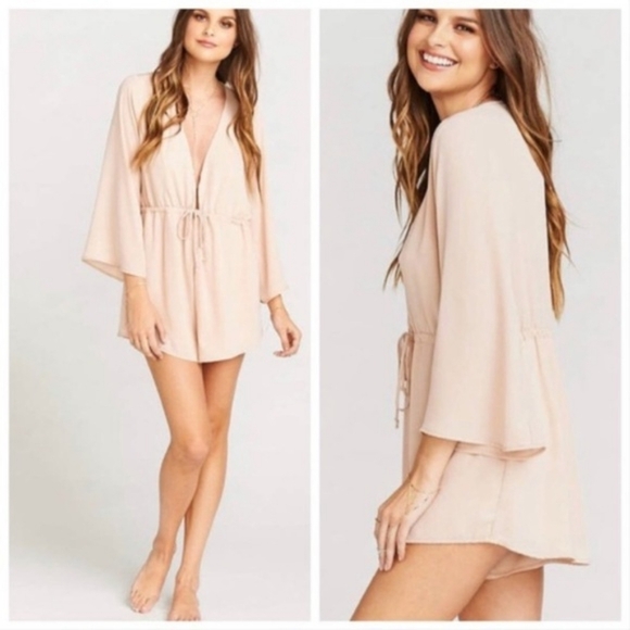 Show Me Your Mumu Roxy Romper Pink Large - Picture 1 of 9